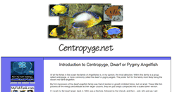 Desktop Screenshot of centropyge.net